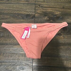 Xhilaration mauve pink bikini. large for top and bottom. Cheeky fit for bottoms